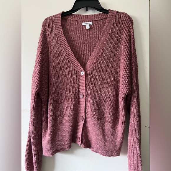 Beautiful Nine West V-neck button up sweater. - Picture 8 of 11